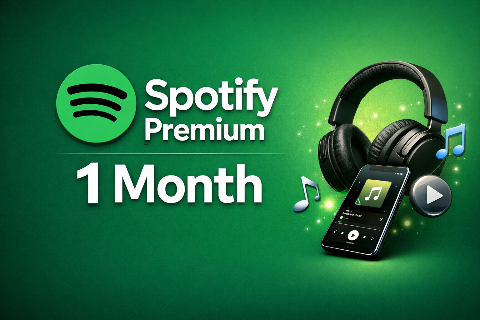 Spotify Premium Account – 1 Month Access